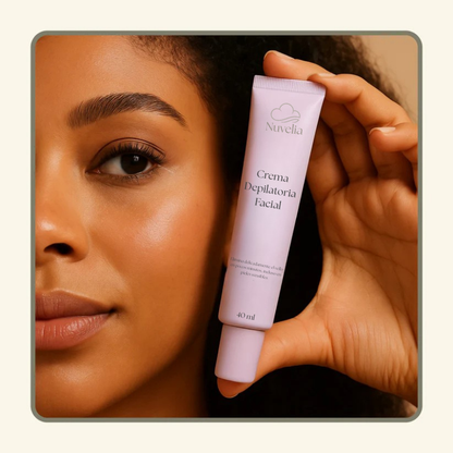 Crema Depilatoria Facial Nuvelia & Sérum Calmante