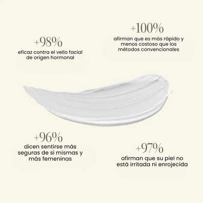 Crema Depilatoria Facial Nuvelia & Sérum Calmante