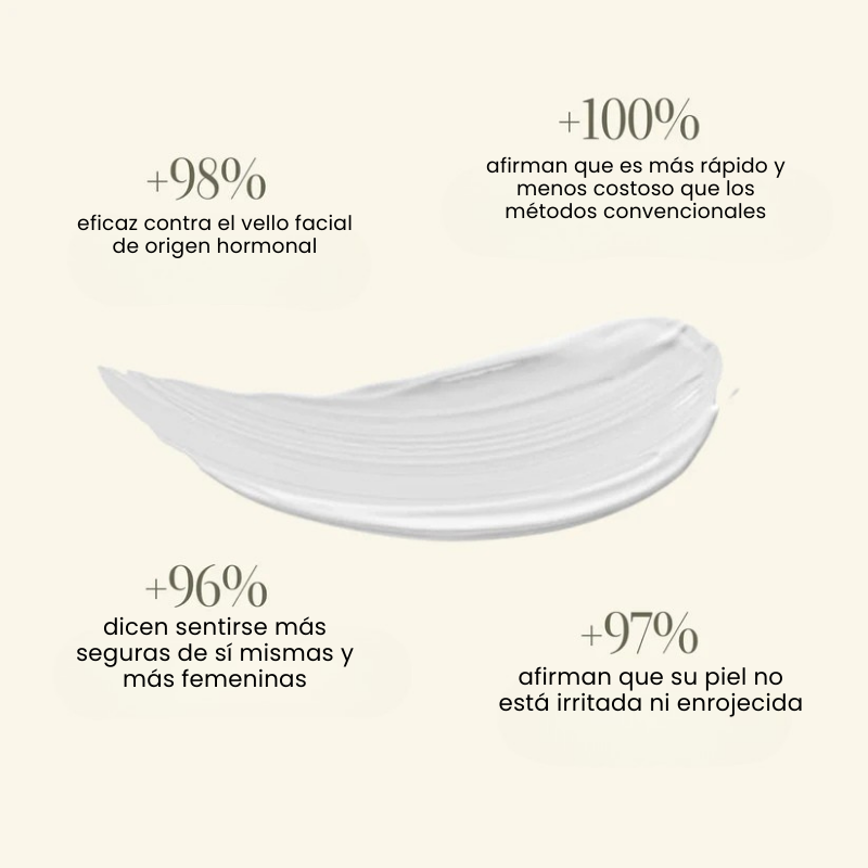 Crema Depilatoria Facial Nuvelia + Sérum Calmante Gratis